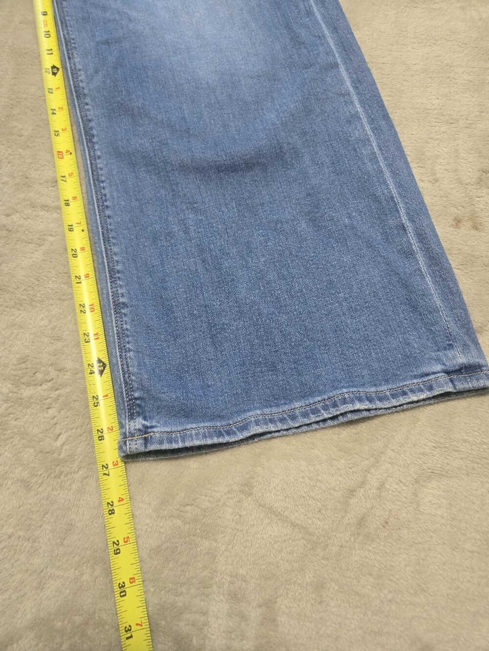 American Eagle Super High-Rise Baggy Wide Leg Jeans Womens Size 4 Short (28x27) - Picture 6 of 10